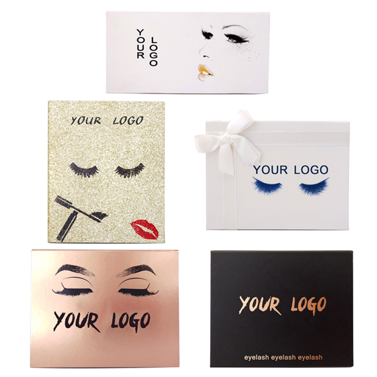 Custom Eyelash Packaging Box With Private Label Eyelash Box Custom Eyelash Packaging Box With Private Label Eyelash Box